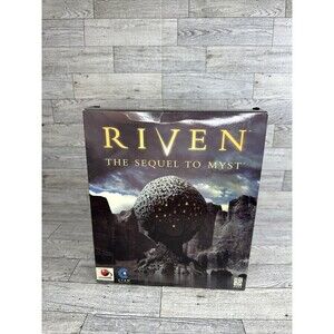 Riven: The Sequel to Myst (PC, 1997) Game, Manuals, Sealed New In Box